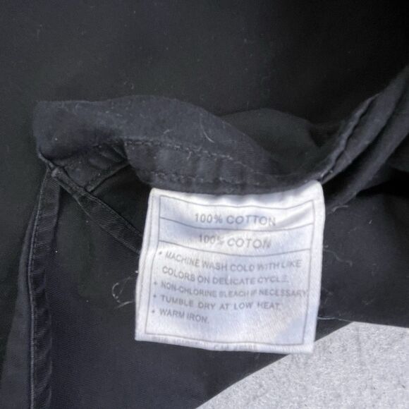 Ariat Shirt Mens XXL Black Long Sleeve Button Down 100% Cotton Workwear Western - Picture 8 of 12